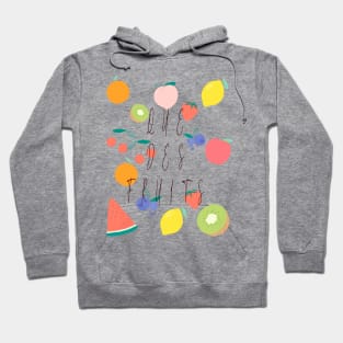 Cute graphic fruit drawing Hoodie